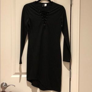 V Neckline Party Dress